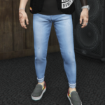 Rolled Up Skinny Jeans | High Quality | MP Male | 8 x Colours [Add-on | Replace | Fivem] V1.0