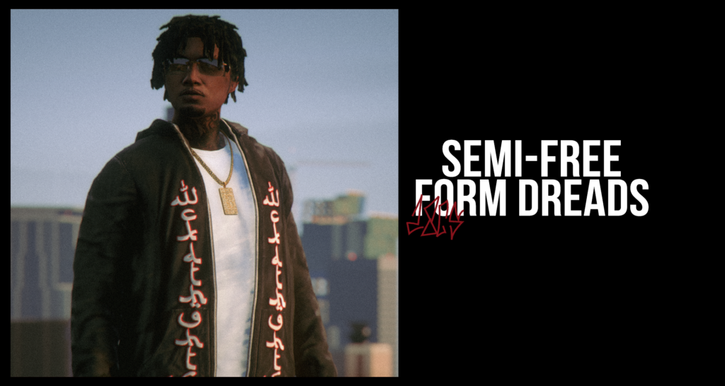 Semi Free Form Dreads For MP Male 1.0