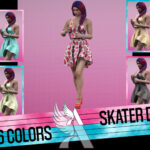 Skater Dress - MP Female - Textures