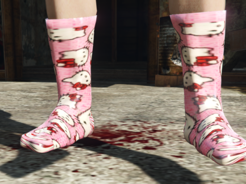 Trippy Socks For Females (Hello Kitty Retextured) V1.0