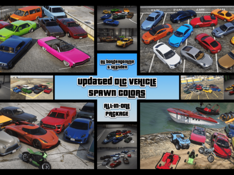 Updated DLC Vehicle Spawn Colors [OIV] 1.0