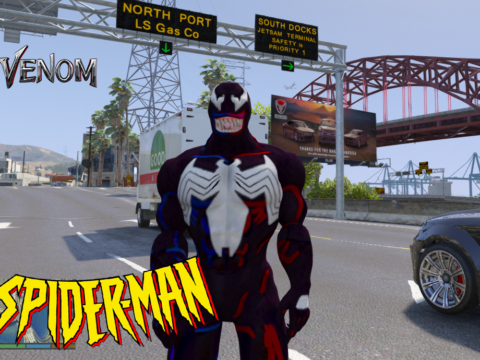 Venom from Spider-Man The Animated Series (Add-On Ped) V1.1