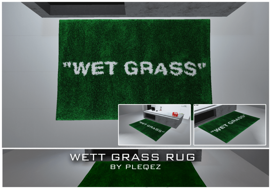 WET GRASS Rug Prop 1.0