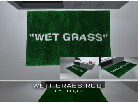 WET GRASS Rug Prop 1.0
