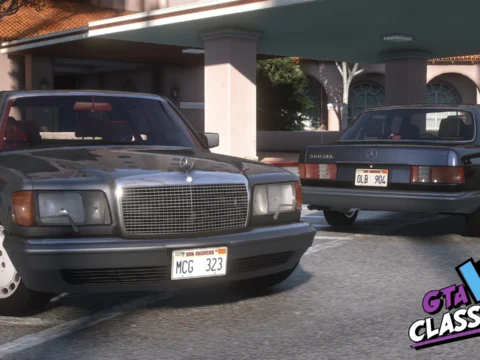 1987 Mercedes-Benz 560 SEL V126 [Add-On | Extras | LODs | VehfuncsV] V1.0a