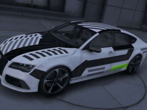 2013 Audi RS7 Modern Lime Design