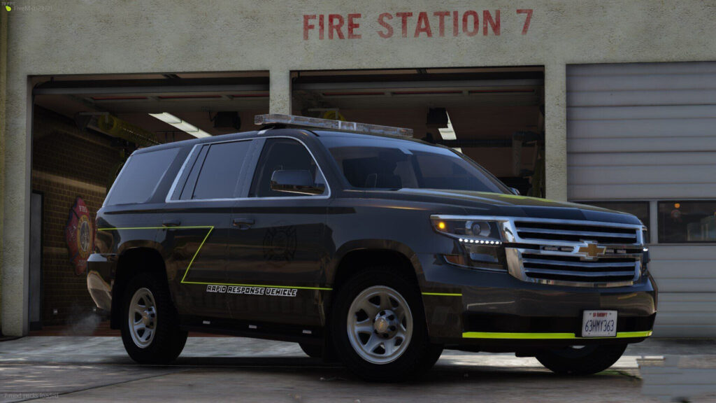2018 Chevrolet Tahoe SA Fire