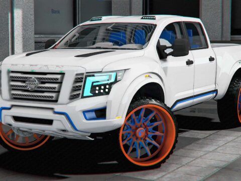 2018 Nissan Titan Custom Lifted on Offroad Forgiatos
