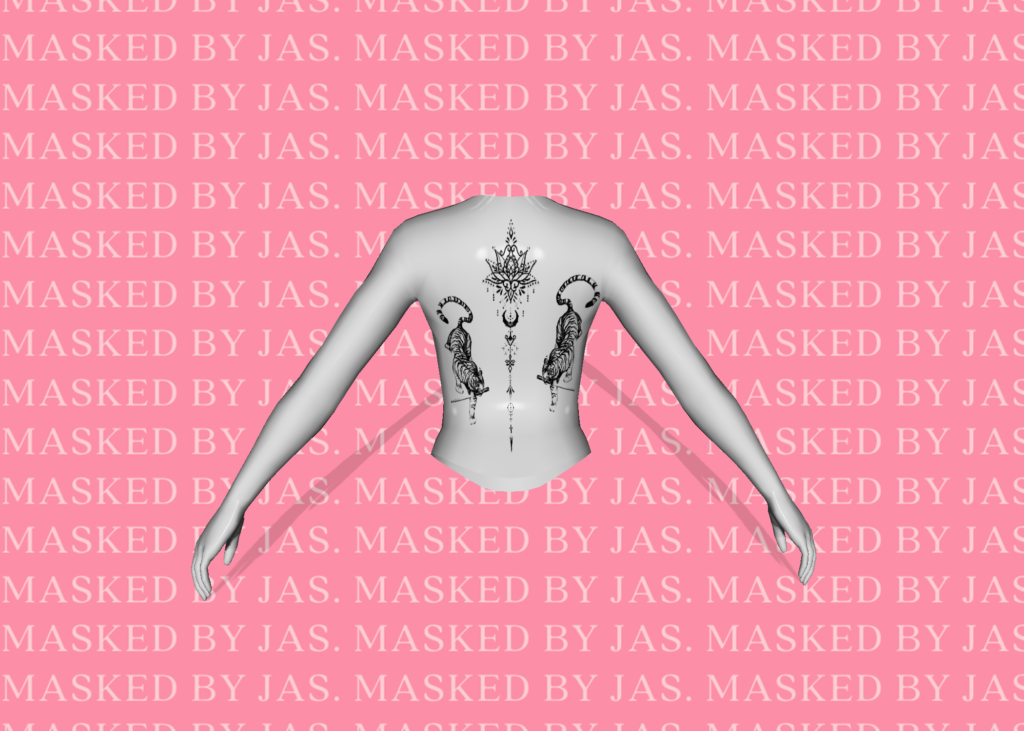 Beautiful Back Tattoo for Female