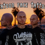 Cartoon Face/Neck Tattoos / Premade / MP Male Cartoon Face/Neck Tattoos / Premade / MP Male