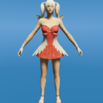 Deadly Sweetheart Dress pubg Add-On Ped 1.04