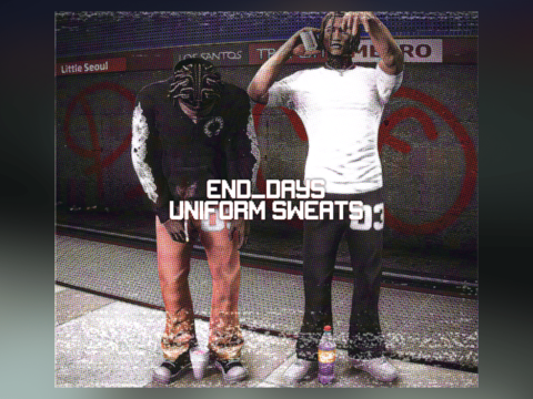 END DAYS - UNIFORM SWEATS PANTS