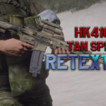 HK416 Worn Tan Retexture 1.0