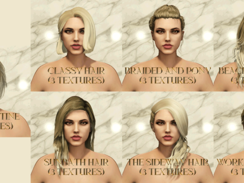 Hair Pack for MP Female 1.0