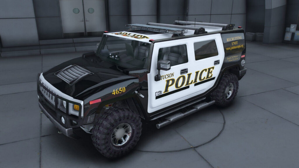 Hummer H2 Police