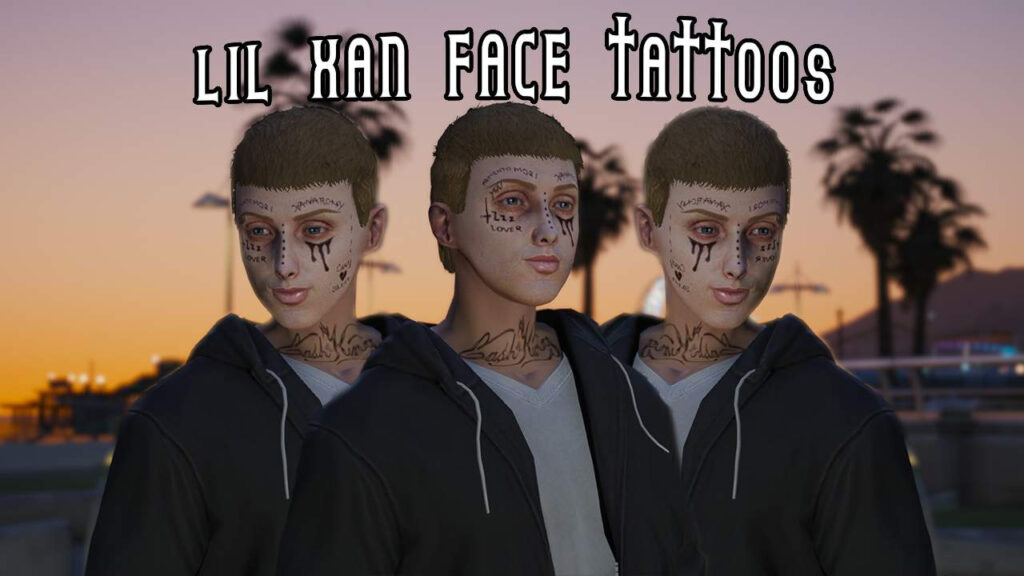 Lil Xan Face Tattoos
