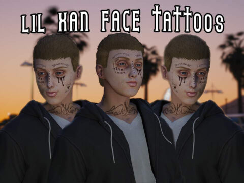 Lil Xan Face Tattoos