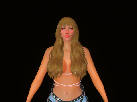 Long Hair for MP Female 1.0