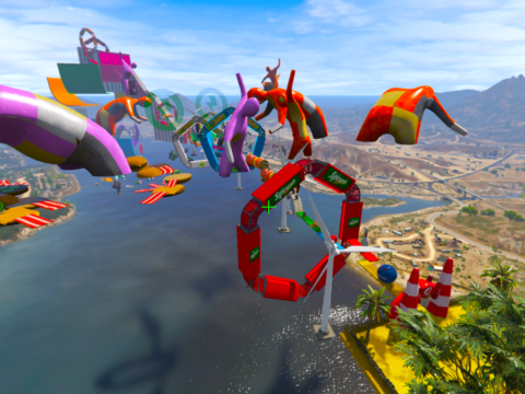 Mega Ramp Stunt Challenge (Bike, Super Car, Boat)
