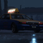 Modified taxi headlights and taillights replacement mod for GTA 5 [REPLACE] [OIV] V1.0