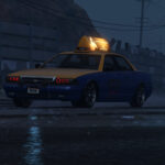 Modified taxi headlights and taillights replacement mod for GTA 5 [REPLACE] [OIV] V1.0