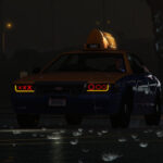 Modified taxi headlights and taillights replacement mod for GTA 5 [REPLACE] [OIV] V1.0