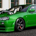 Nissan R34 Skyline with LSX 454 Twin Turbo Swap