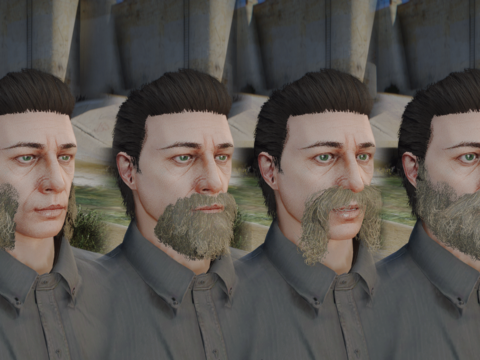 Real Beards for MP Male