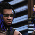 Retexture Long Dreads 4 different colors V1.0