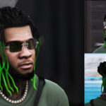 Retexture Long Dreads 4 different colors V1.0