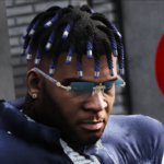 Retexture Small Dreads 3 Colors For Franklin2
