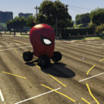 SPIDER MAN HEAD MONSTER TRUCK