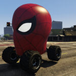 SPIDER MAN HEAD MONSTER TRUCK2