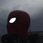 SPIDER MAN HEAD MONSTER TRUCK5