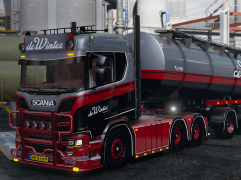 Scania R520 V8 De Winter [Add-On | Materials]