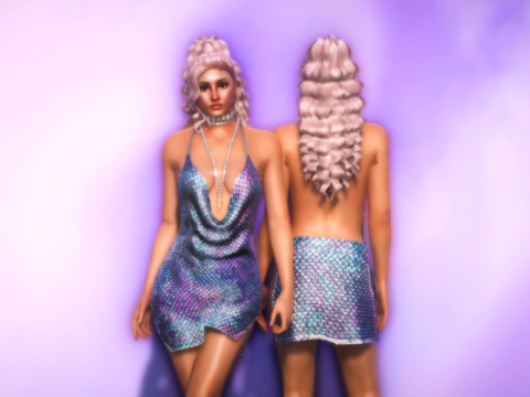Sequin Dress for MP Female