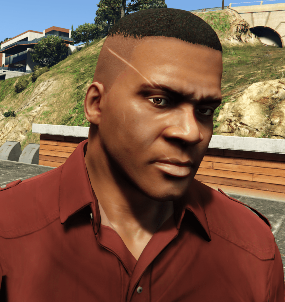 Simple scars for Franklin V1.0 – GTA 5 mod