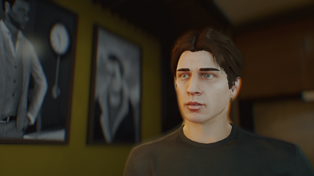 Thick Middle Parted Hair [MP Male]