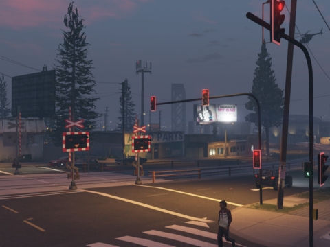 [Prop Pack | OIV | Replace] UK Traffic Lights and Level Crossing Pack V1.0