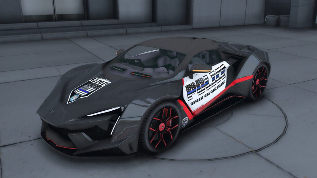 W Motors Fenyr Hypercar Police