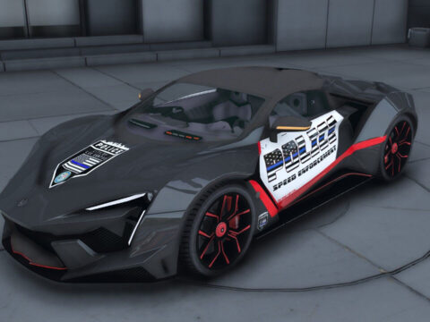 W Motors Fenyr Hypercar Police