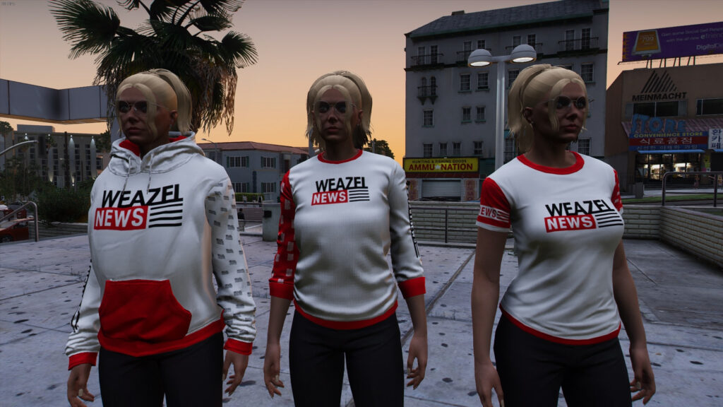 Weazel News Clothing Pack [MP Male and Female] 1.0