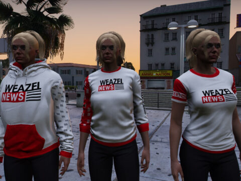 Weazel News Clothing Pack [MP Male and Female] 1.0