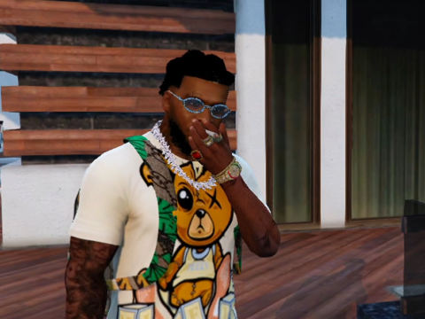 Yeezy Bear shirt for Franklin
