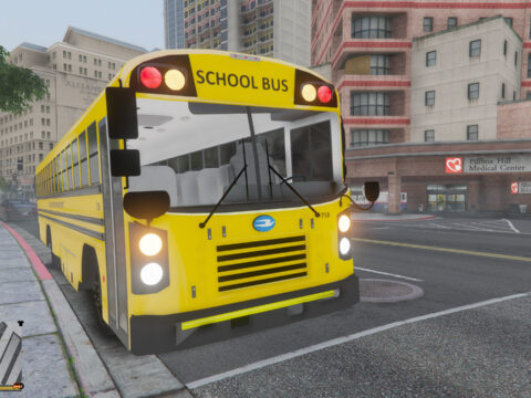 2016 Bluebird School Bus Flat nose [Addon] 1.0