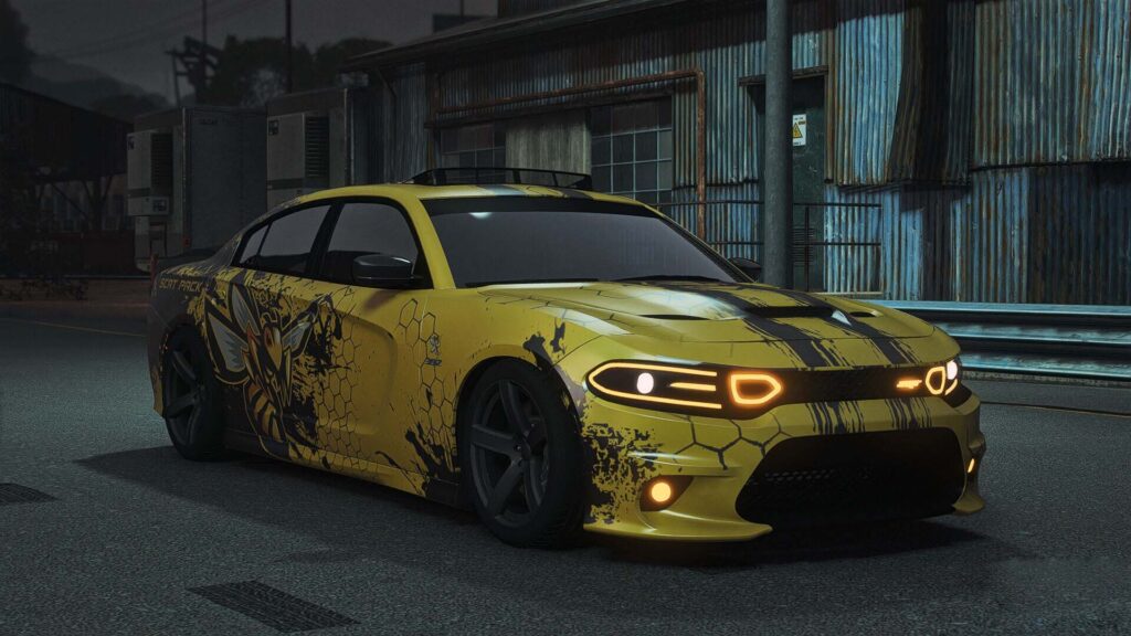 2018 Dodge Charger Tech SRT Widebody HoneyBee – GTA 5 mod