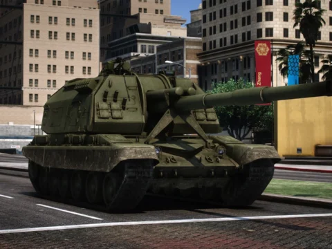 2S19 MSTA-S Artillery [Add-On | LODs] V1.0