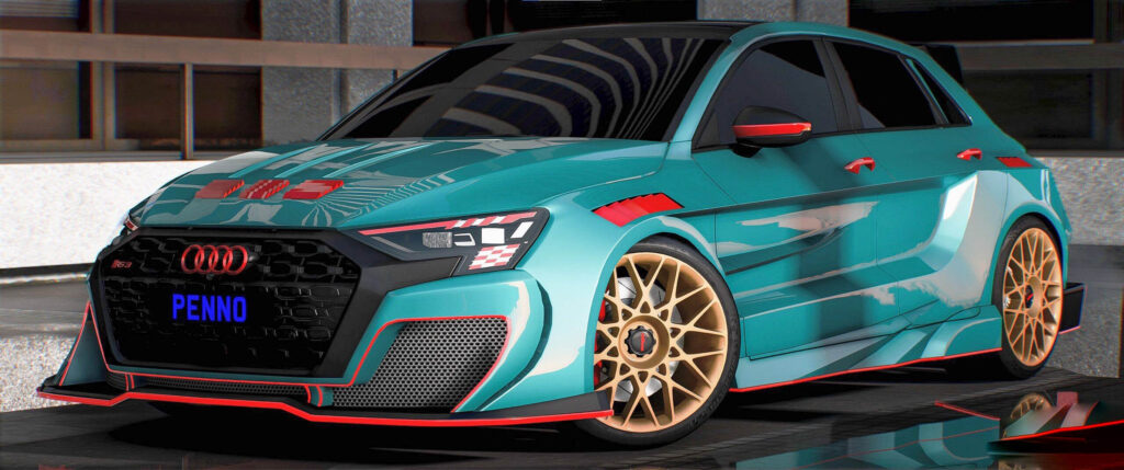 Audi RS3 Sportback Abflug