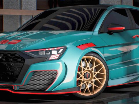 Audi RS3 Sportback Abflug