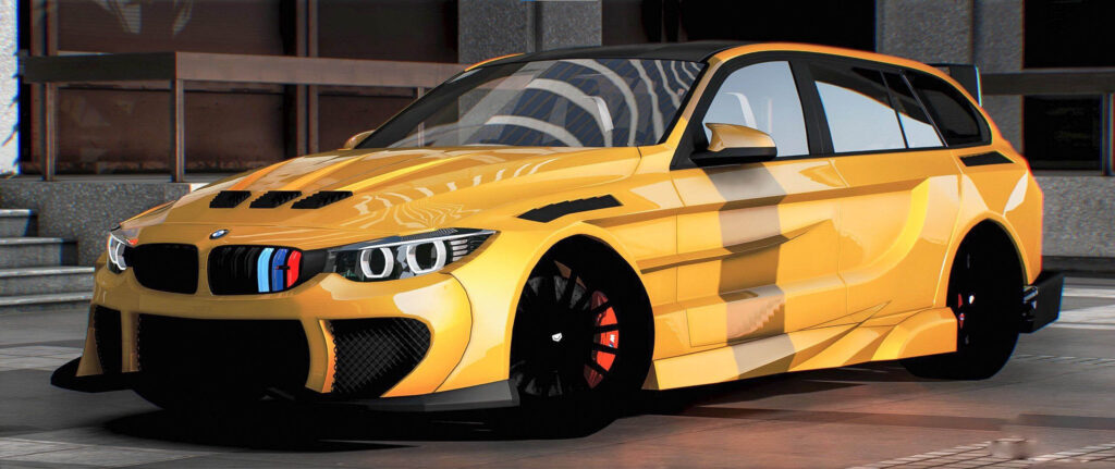 BMW M3 Touring Abflug